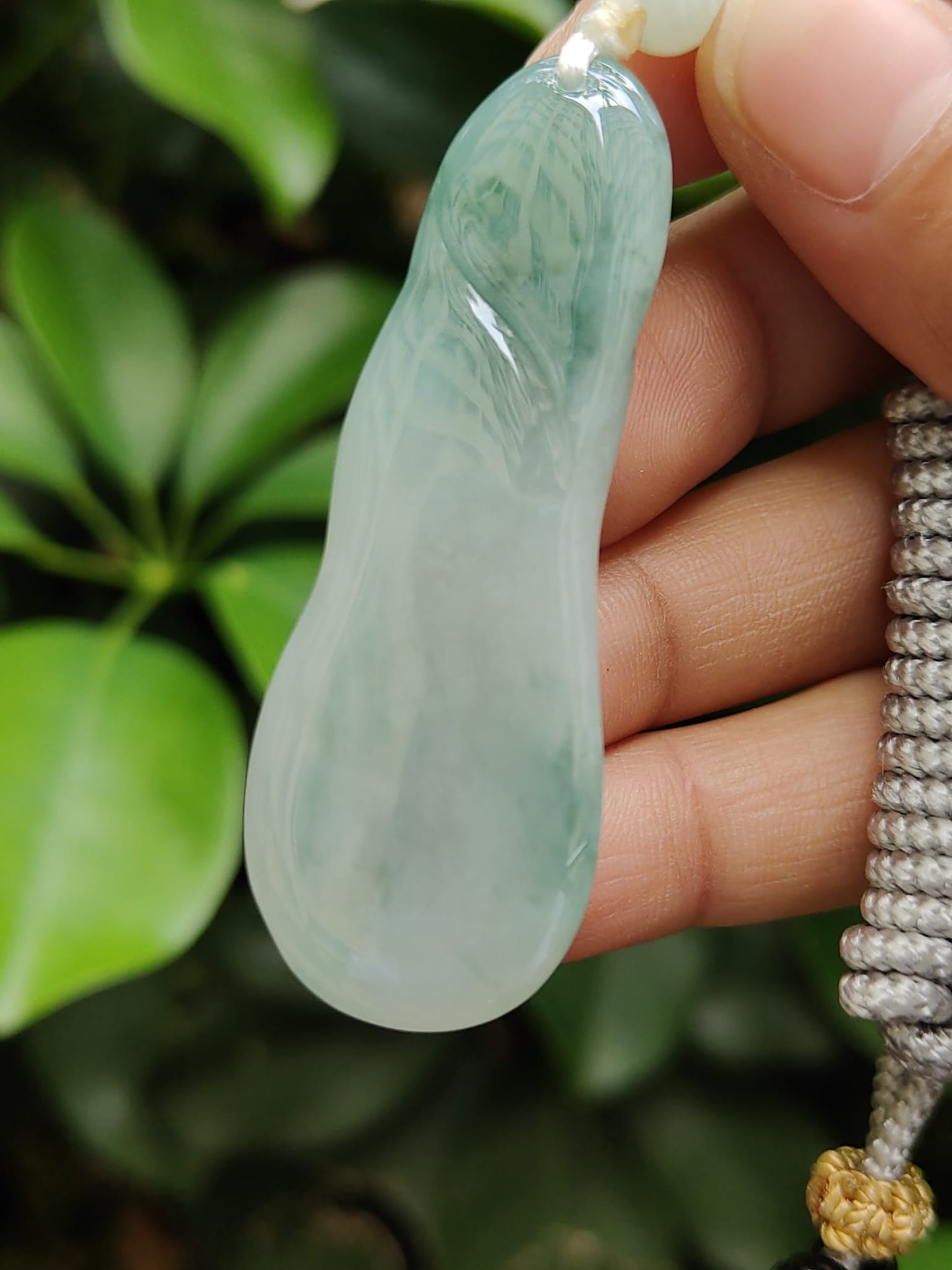 Good Quality Beautiful Natural Type A Jadeite Jade Light Green with Green Hue crafted with Dragon as Pendant, QIC labs approved certificated weigh 15.74 grams, measurements 56 * 20.5 * 6.2 mm (pendant296)